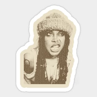 Vintage Erykah Badu EOO Sticker